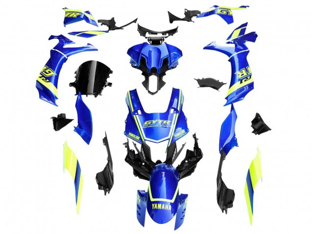 2020-2025 Blue Yellow White GYTR Yamaha YZF 1000 R1 Motorcycle Fairings UK Stores