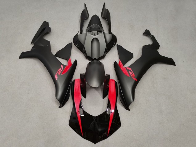 2020-2025 Glossy Black Matte Black Red Yamaha YZF 1000 R1 Motorcycle Fairings UK Stores
