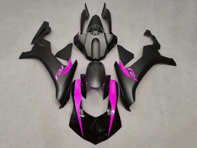 2020-2025 Glossy Black Matte Black Pink Yamaha YZF 1000 R1 Motorcycle Fairings UK Stores