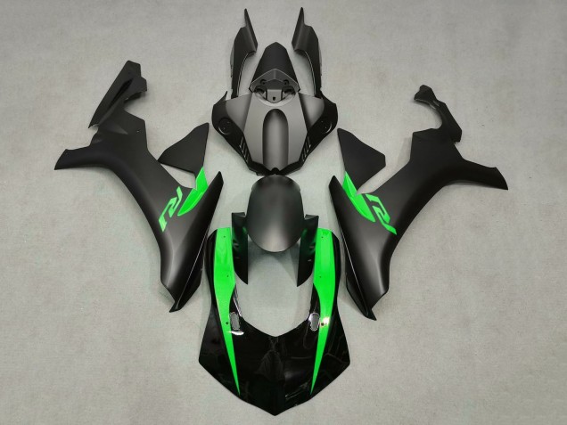 2020-2025 Glossy Black Matte Black Green Yamaha YZF 1000 R1 Motorcycle Fairings UK Stores