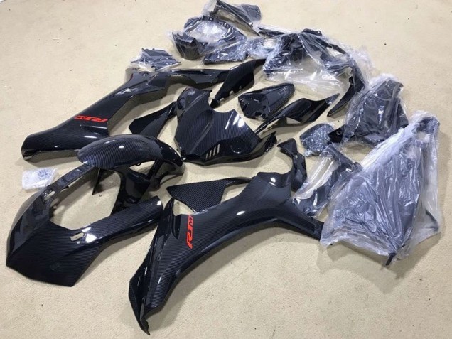 2020-2025 Faux Carbon Fiber Red Yamaha YZF 1000 R1 Motorcycle Fairing UK Stores