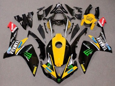 2007-2008 Yellow White Black Green Monster Dewalt Yamaha YZF 1000 R1 Motorcycle Fairings UK Stores