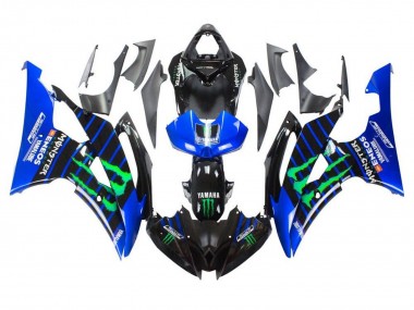2008-2016 Blue Black Green Monster ENEOS Yamalube Yamaha YZF R6 Motorcycle Fairings UK Stores