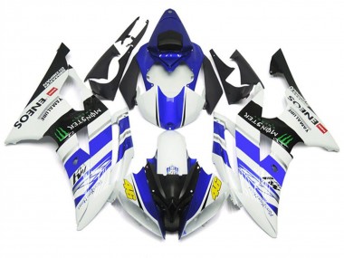 2008-2016 White Blue Glossy Black Green Monster ENEOS 46 Yamaha YZF R6 Motorcycle Fairings UK Stores