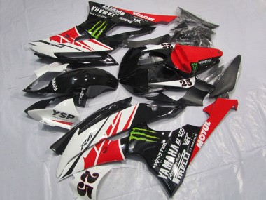2008-2016 White Red Glossy Black Green Monster 25 Yamaha YZF R6 Motorcycle Fairings UK Stores