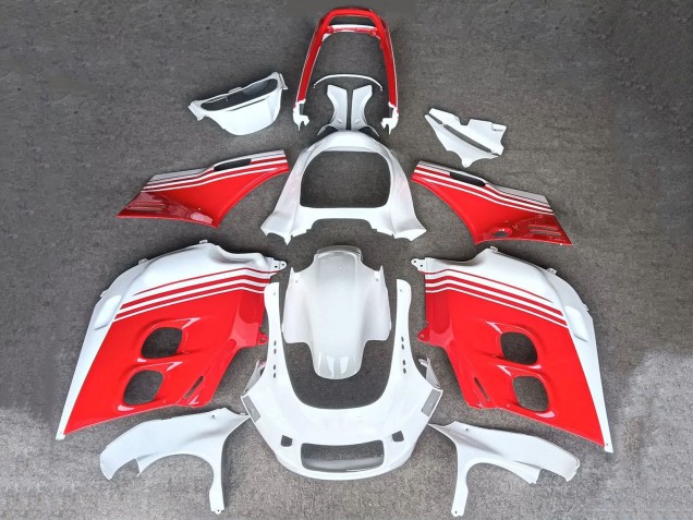 1987-1988 White Red Honda CBR1000F Hurricane Motorcycle Fairings UK Stores