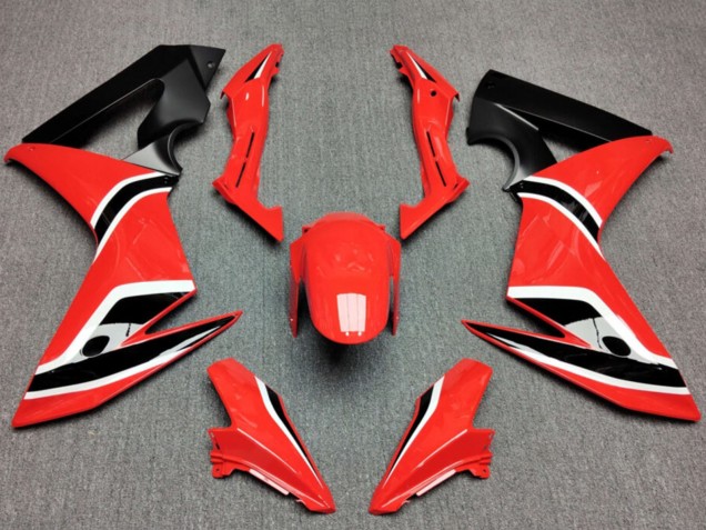 2014-2016 Red Matte Black Honda CBR650F Motorcycle Fairings UK Stores