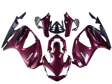 2002-2016 Purple Matte Black Honda ST1300 Motorcycle Fairings UK Stores