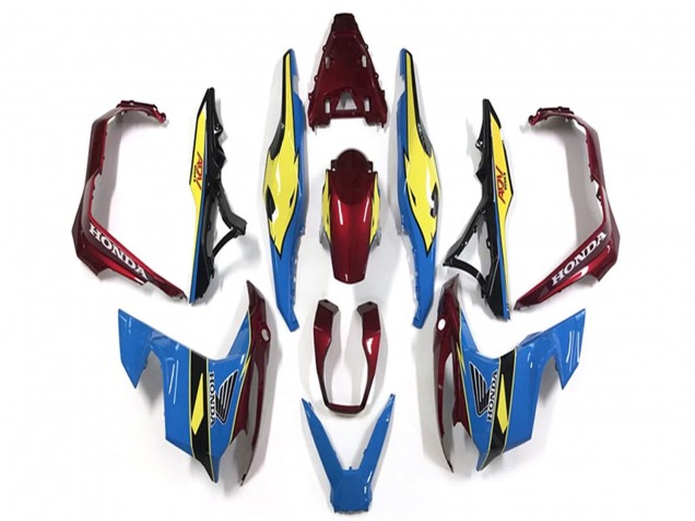 2018-2021 Blue Yellow Red Honda ADV150 Motorcycle Fairings UK Stores