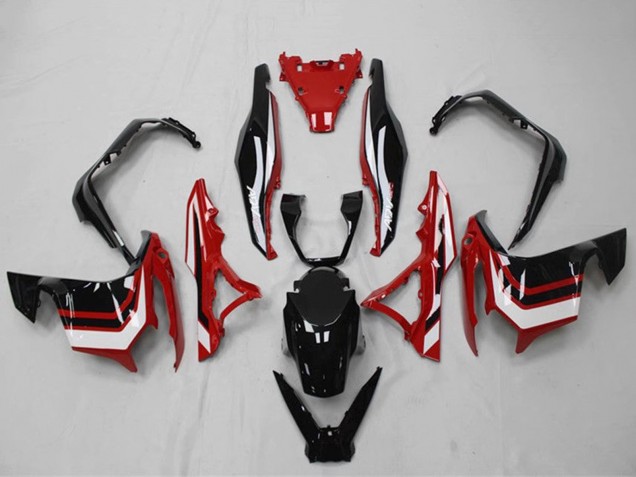2018-2021 White Red Glossy Black Honda ADV150 Motorcycle Fairings UK Stores