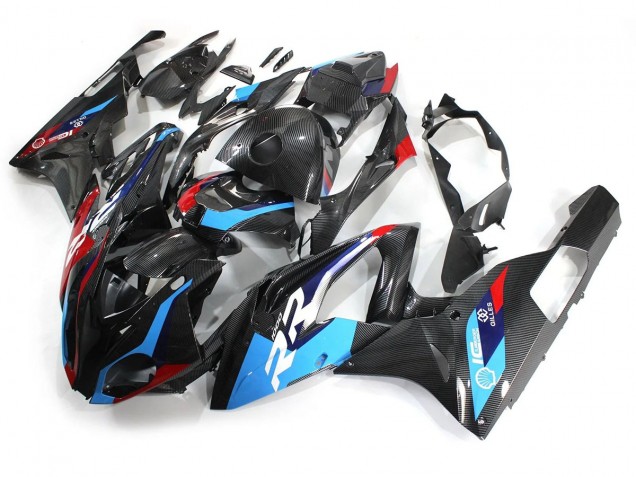 2015-2016 Blue Red Carbon Fiber BMW S1000RR Motorcycle Fairings UK Stores