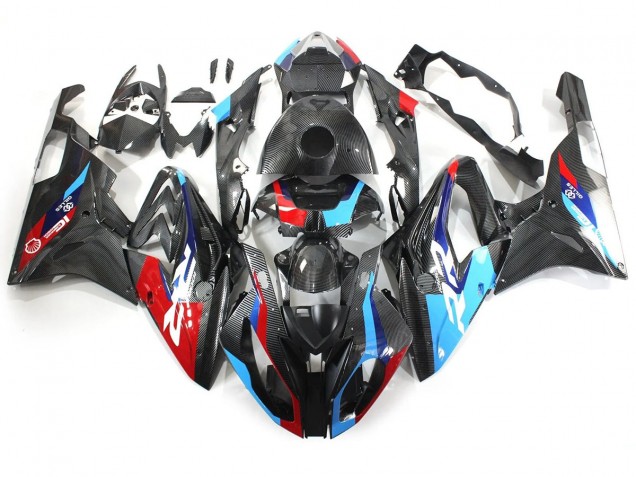 2015-2016 Blue Red Carbon Fiber BMW S1000RR Motorcycle Fairings UK Stores
