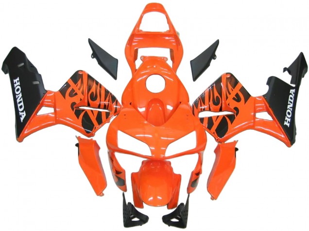 2003-2004 Orange White Red Glossy Black Repsol Honda CBR600RR Abs Fairings UK Stores
