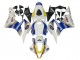 2007-2008 White Blue Yellow Rothmans Honda CBR600RR Motorcycle Fairings UK Stores