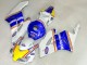 2004-2005 White Blue Yellow Rothmans Honda CBR1000RR Motorcycle Fairings UK Stores