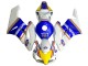 2004-2005 White Blue Yellow Rothmans Honda CBR1000RR Motorcycle Fairings UK Stores