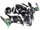 2018-2024 Matte Black Green Monster Showr Snow Kawasaki EX400 Motorcycle Fairings UK Stores