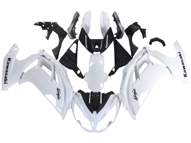 2012-2016 White Black Kawasaki EX650 Motorcycle Fairings UK Stores