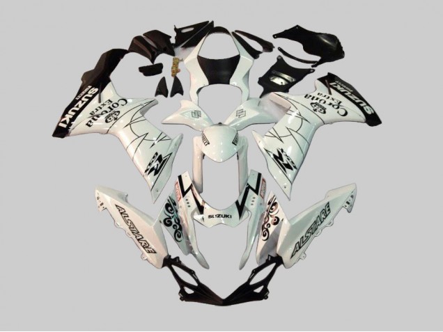 2011-2024 White Black Alstare Corona Extra Motul Suzuki GSXR 600/750 Motorcycle Fairings UK Stores