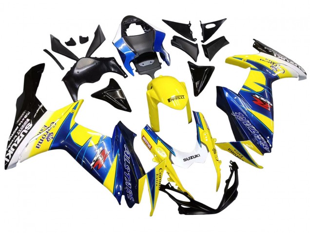 2011-2024 Yellow Blue White Black Corona Extra Alstare Suzuki GSXR 600/750 Motorcycle Fairings UK Stores