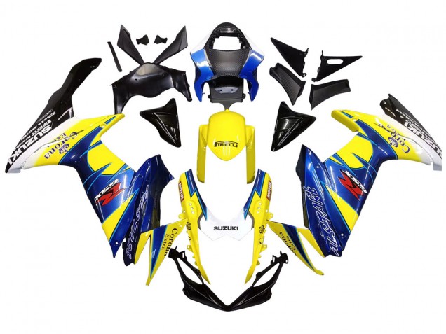 2011-2024 Yellow Blue White Black Corona Extra Alstare Suzuki GSXR 600/750 Motorcycle Fairings UK Stores