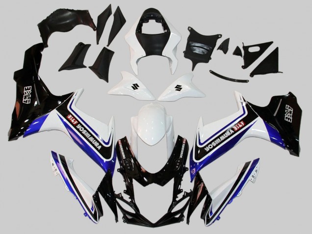 2011-2024 White Blue Black Alstare Suzuki GSXR 600/750 Motorcycle Fairings UK Stores