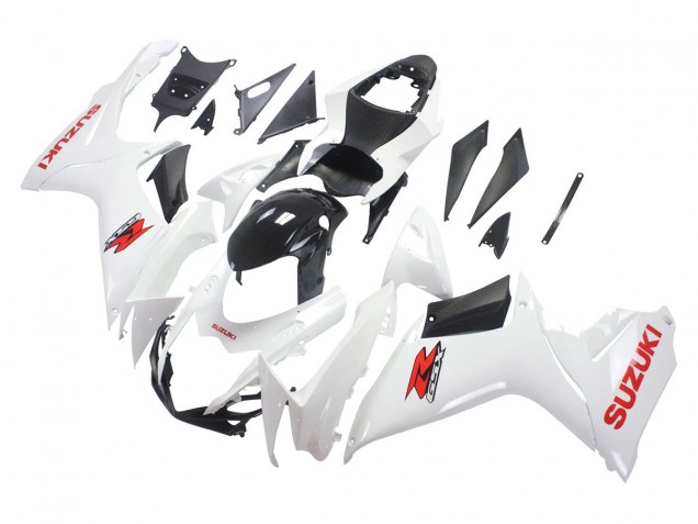 2011-2024 White Glossy Black Red Decal Suzuki GSXR 600/750 Motorcycle Fairings UK Stores