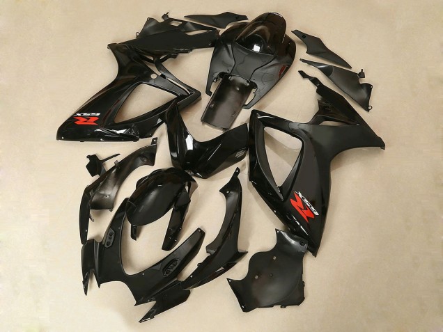 2006-2007 Glossy Black Suzuki GSXR 600/750 Motorcycle Fairing UK Stores