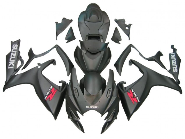 2006-2007 Matte Black Suzuki GSXR 600/750 Motorcycle Fairings UK Stores