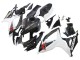 2006-2007 Black White Carbon Fiber Style Suzuki GSXR 600/750 Motorcycle Fairings UK Stores
