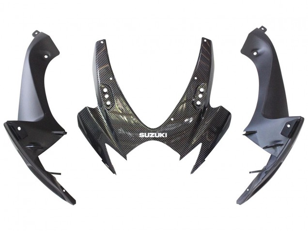 2006-2007 Black White Carbon Fiber Style Suzuki GSXR 600/750 Motorcycle Fairings UK Stores