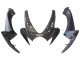 2006-2007 Black White Carbon Fiber Style Suzuki GSXR 600/750 Motorcycle Fairings UK Stores