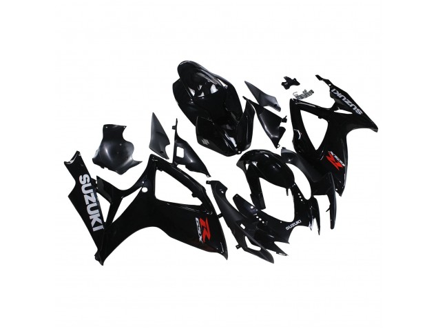 2006-2007 Glossy Black Suzuki GSXR 600/750 Motorcycle Fairings UK Stores