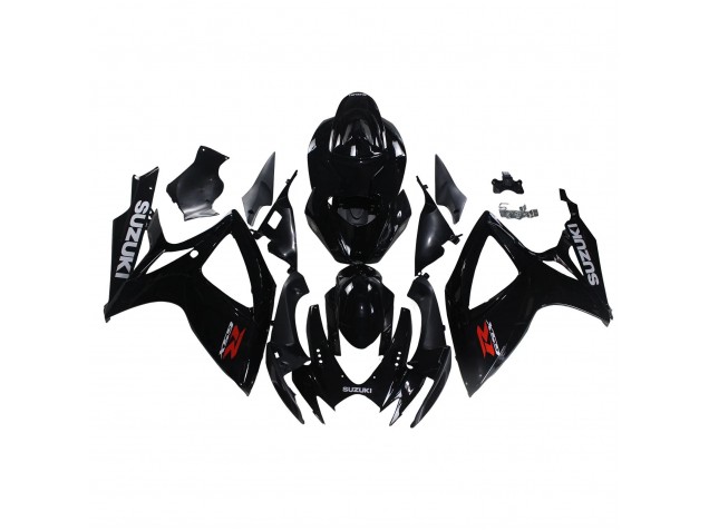 2006-2007 Glossy Black Suzuki GSXR 600/750 Motorcycle Fairings UK Stores