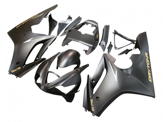 2006-2008 Matte Black Triumph Daytona 675 Motorcycle Fairings UK Stores