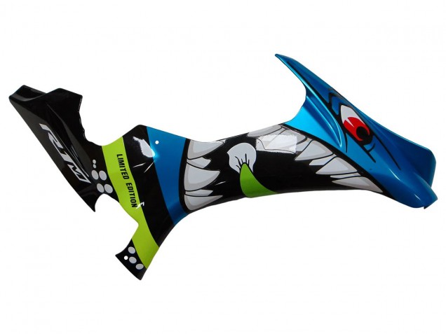 2015-2019 Blue Green Black Shark Yamaha YZF R1 Motorcycle Fairings UK Stores