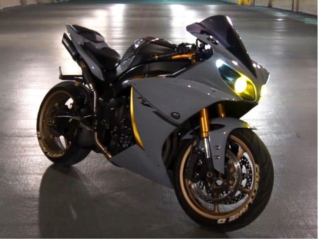 2007-2008 Nardo Grey Yamaha YZF R1 Motorcycle Fairings UK Stores