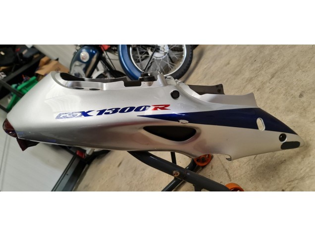 1996-2007 Blue White Suzuki GSXR 1300 Hayabusa Motorcycle Fairings UK Stores
