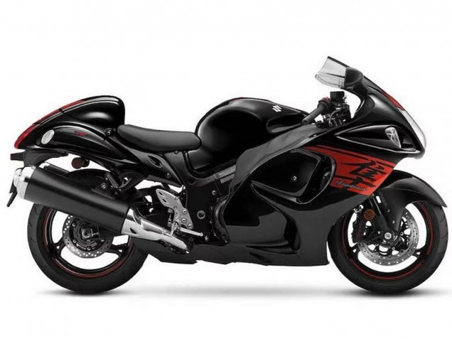 2008-2020 Black Red Suzuki GSXR 1300 Hayabusa Motorcycle Fairings UK Stores