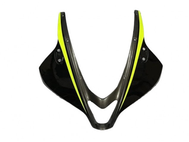 2007-2008 Glossy Black High Viz Yellow Honda CBR600RR Motorcycle Fairings UK Stores