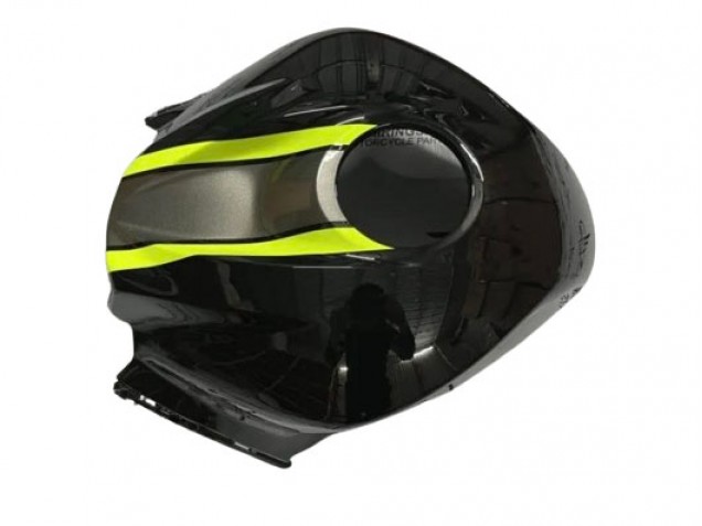 2007-2008 Glossy Black High Viz Yellow Honda CBR600RR Motorcycle Fairings UK Stores