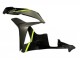 2007-2008 Glossy Black High Viz Yellow Honda CBR600RR Motorcycle Fairings UK Stores