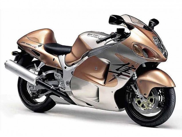 1996-2007 Light Brown Silver Suzuki GSXR 1300 Hayabusa Motorcycle Fairings UK Stores