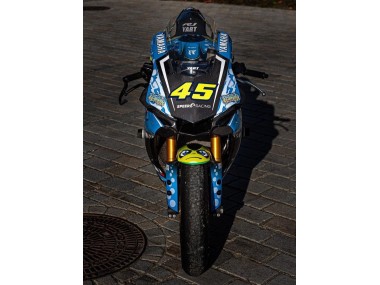2015-2019 Blue Yellow Shark Yamaha YZF R1 Motorcycle Fairings UK Stores