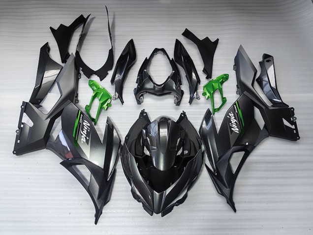 2018-2024 Glossy Black Matte Black Green White Kawasaki EX400 Motorcycle Fairings UK Stores