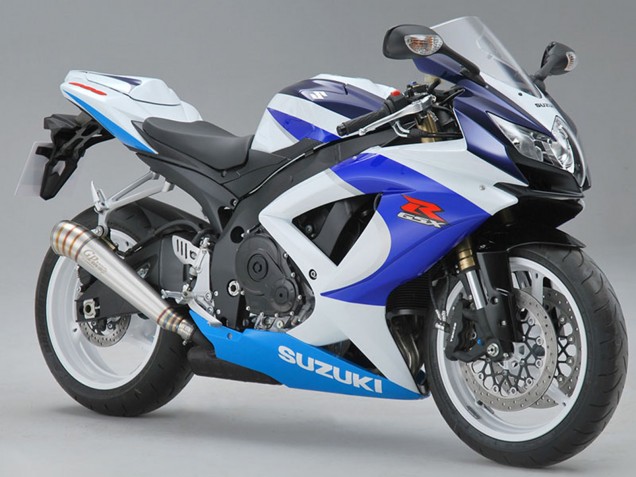 2008-2010 White Blue Red Suzuki GSXR 600/750 Motorcycle Fairings UK Stores