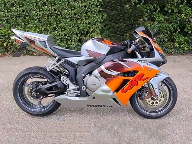2006-2007 Silver Oange Honda CBR1000RR Motorcycle Fairings UK Stores