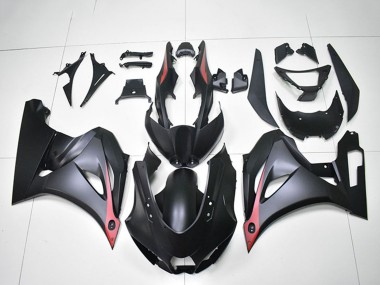 2017-2024 Matte Black Red Suzuki GSXR 1000 Motorcycle Fairings UK Stores