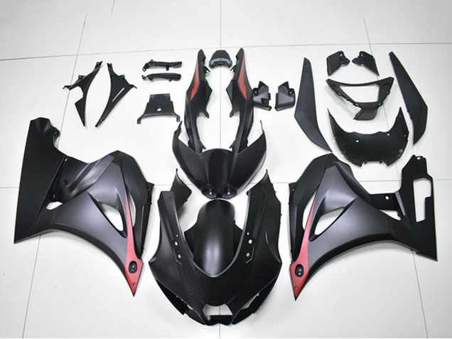 2017-2024 Matte Black Red Suzuki GSXR 1000 Motorcycle Fairings UK Stores
