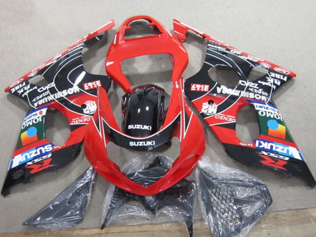 2000-2002 Red Black Blue DENSO Suzuki GSXR 1000 Motorcycle Fairings UK Stores